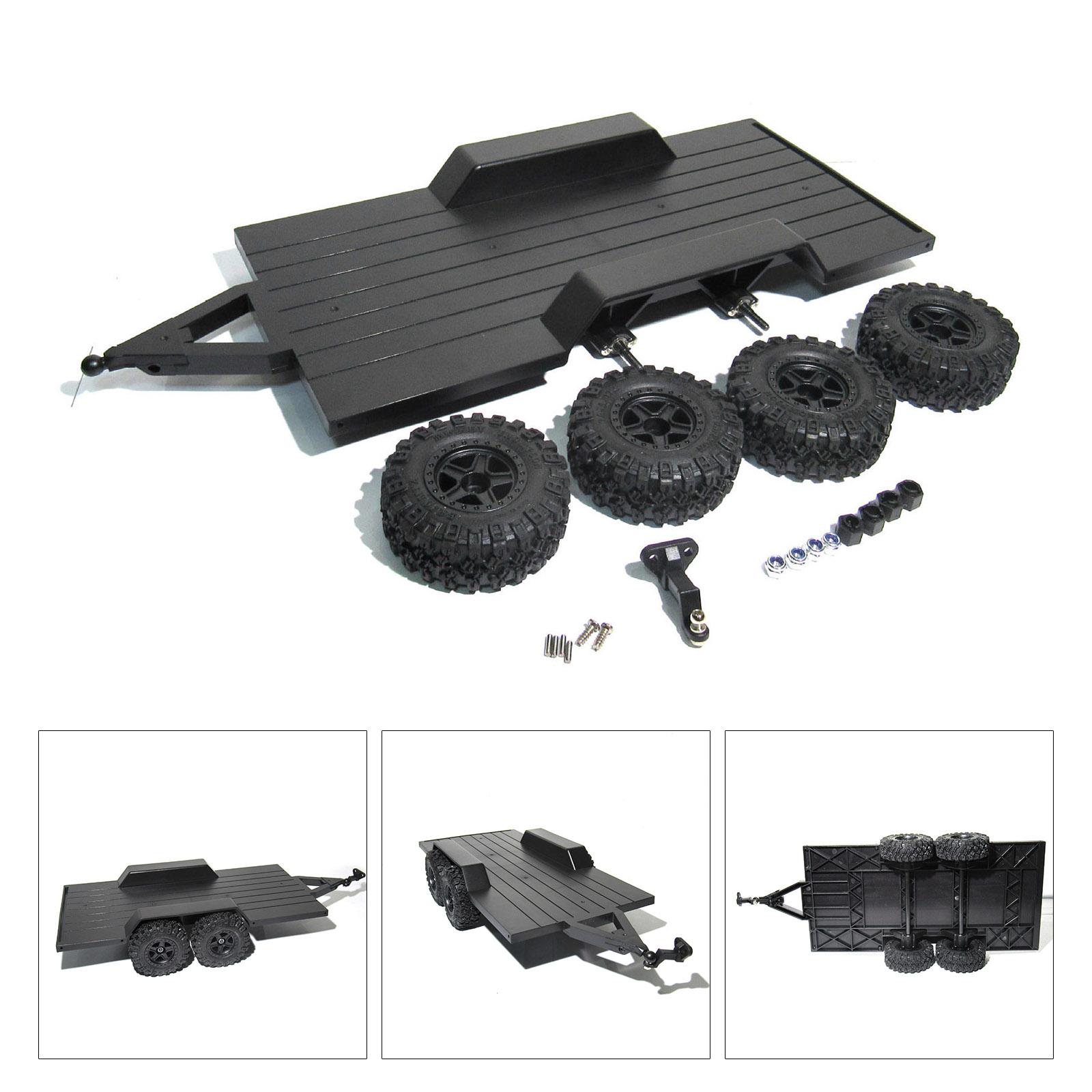 Utility Trailer for 1/18 Remote Control Crawler Car Assembly Trailer with Hitch for Offroad Car Decoration Modified Part
Utility Trailer for 1/18 Remote Control Crawler Car Assembly Trailer with Hitch for Offroad Car Decoration Modified Part