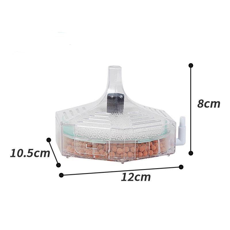 Transparent Aquarium Sponge Filter Corner Design Air-Powered Biochemical Filtration Waste Suction Tool For Small Fish Tanks
Transparent Aquarium Sponge Filter Corner Design Air-Powered Biochemical Filtration Waste Suction Tool For Small Fish Tanks