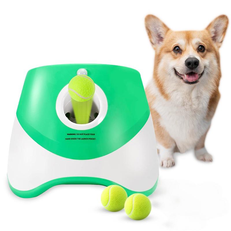 Automatic Dog Ball Launcher: Adjustable Three-Speed Tennis Thrower for Interactive Outdoor Play and Training. Includes 3 Small Tennis Balls
Automatic Dog Ball Launcher: Adjustable Three-Speed Tennis Thrower for Interactive Outdoor Play and Training. Includes 3 Small Tennis Balls