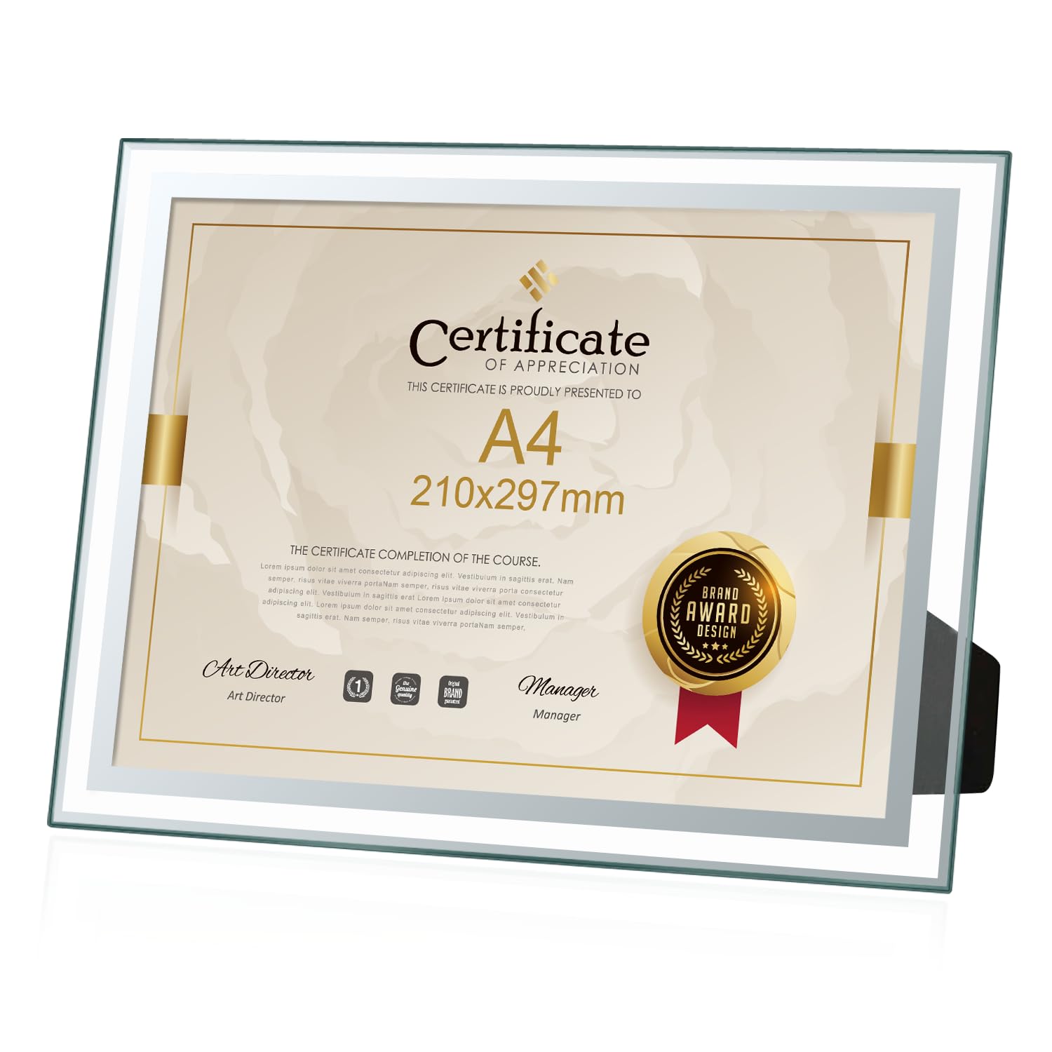 WeColor Photo Frame A4 Glass Stylish Photo Frame Poster Certificate of Appreciation Certificate Frame Gift Stand Eligible Type, Invoice…
WeColor Photo Frame A4 Glass Stylish Photo Frame Poster Certificate of Appreciation Certificate Frame Gift Stand Eligible Type, Invoice…
