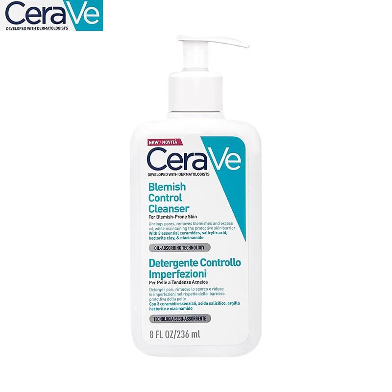 CeraVe Salicylic Acid Foaming Cleanser Gel
CeraVe Salicylic Acid Foaming Cleanser Gel