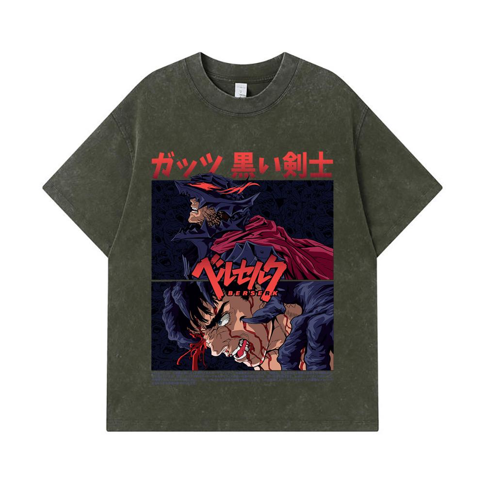 275 GSM Washed T-shirts 100% Cotton Berserk V5 Print Unisex Heavy Cotton T Shirt S армия зеленый
275 GSM Washed T-shirts 100% Cotton Berserk V5 Print Unisex Heavy Cotton T Shirt S армия зеленый