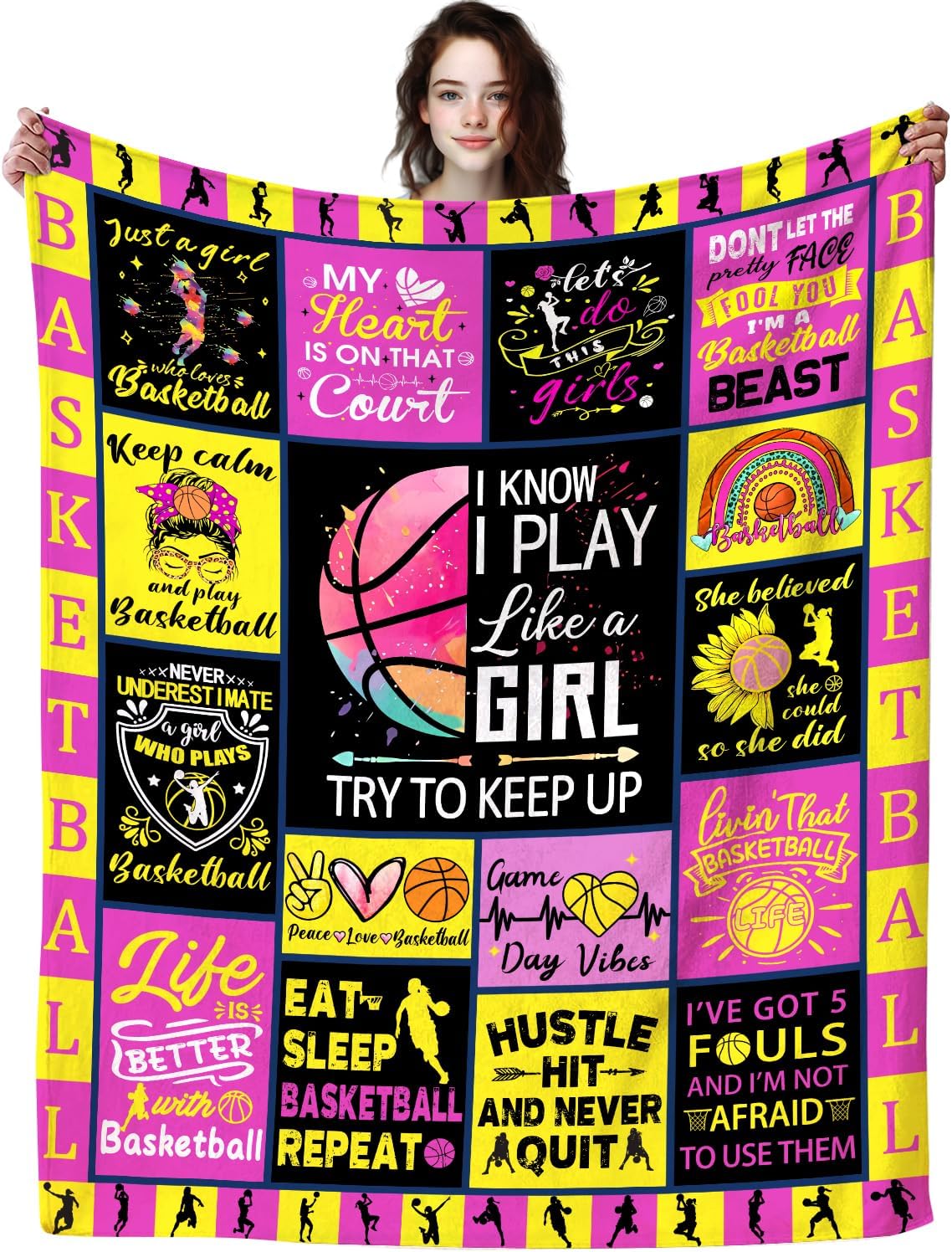 DizoGoGo Unique Soccer Throw Blanket for Soccer Fans Perfect Gift for Kids Teens Adults Outdoor Use x 130x150cm
DizoGoGo Unique Soccer Throw Blanket for Soccer Fans Perfect Gift for Kids Teens Adults Outdoor Use x 130x150cm