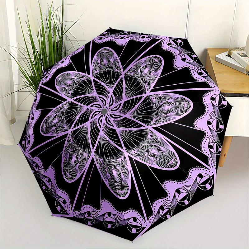 Mandala, Abstract Art Automatic folding umbrella simple eight rib design, bright color pattern, durable iron frame, ideal for travel and ou
Mandala, Abstract Art Automatic folding umbrella simple eight rib design, bright color pattern, durable iron frame, ideal for travel and ou