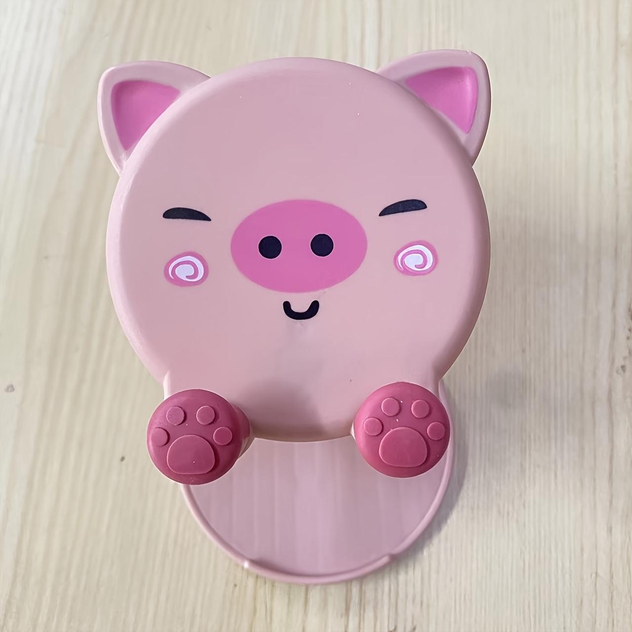 1pc Cute Pig Phone Holder Compatible for all Smartphones - Adjustable Folding Stand, Portable Bank-Shaped Phone Stand for Desk, Bedside, Travel 1pc
1pc Cute Pig Phone Holder Compatible for all Smartphones - Adjustable Folding Stand, Portable Bank-Shaped Phone Stand for Desk, Bedside, Travel 1pc