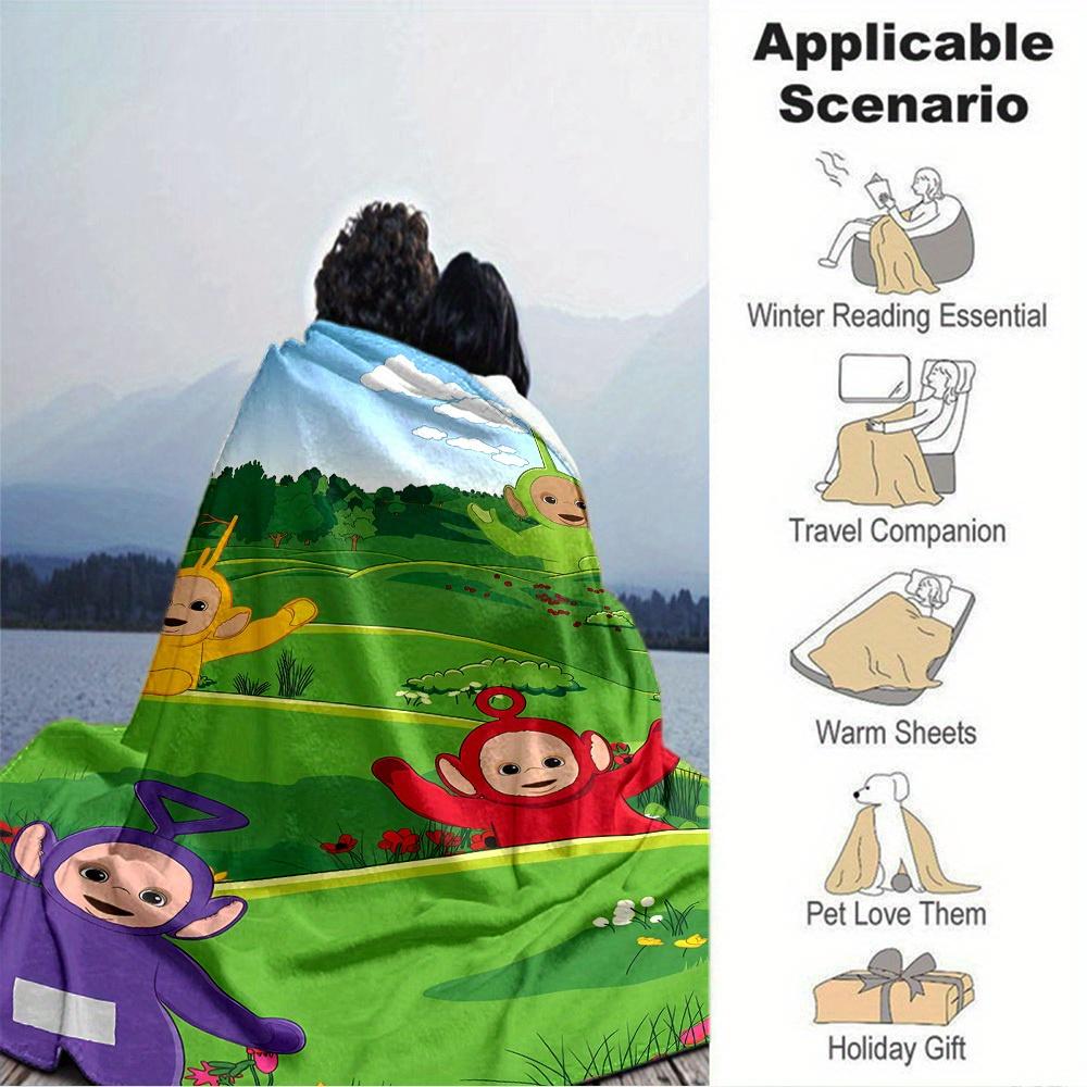 1pc Flannel Blanket, Teletubbies,Landscape,Colors Pattern Printed Blanket, Sofa Bed Sofa Car Office Camping Travel Warm And Comfortable Soft 150x180cm
1pc Flannel Blanket, Teletubbies,Landscape,Colors Pattern Printed Blanket, Sofa Bed Sofa Car Office Camping Travel Warm And Comfortable Soft 150x180cm