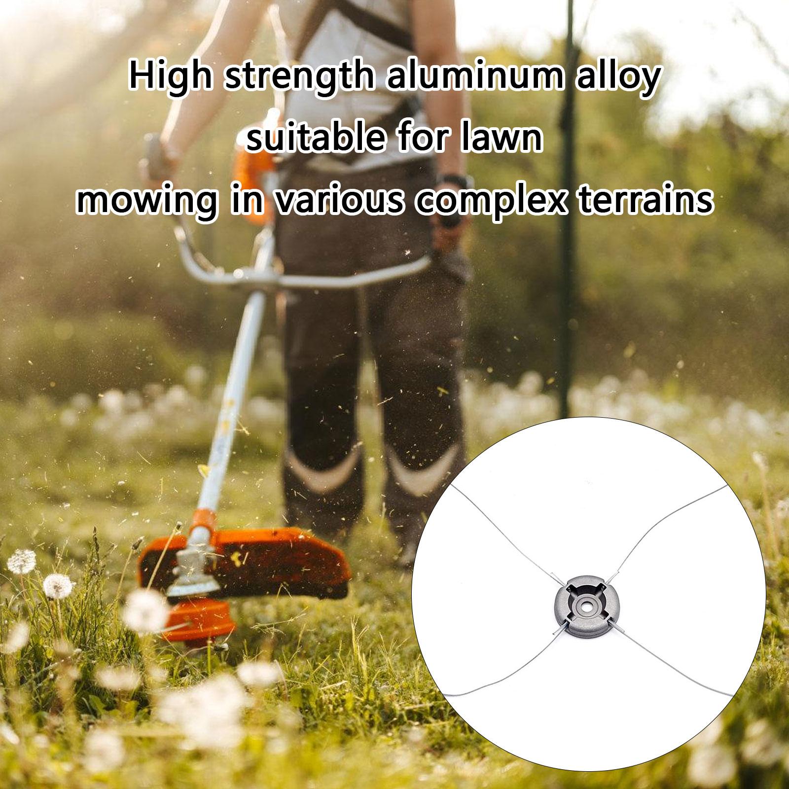 Universal Aluminum Grass Trimmer Head with 4 Lines Brush Cutter Head Thread Cutting Line Head for Lawn Mower Accessories
Universal Aluminum Grass Trimmer Head with 4 Lines Brush Cutter Head Thread Cutting Line Head for Lawn Mower Accessories