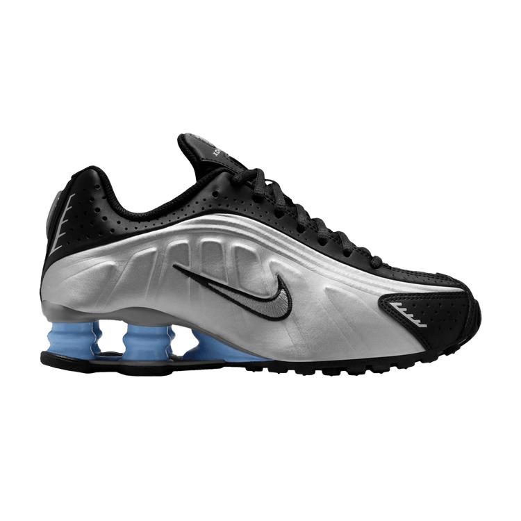 Nike Shox R4 GS Metallic Silver Psychic Blue Kids Sneakers Grey Black CW2626-004 36
Nike Shox R4 GS Metallic Silver Psychic Blue Kids Sneakers Grey Black CW2626-004 36