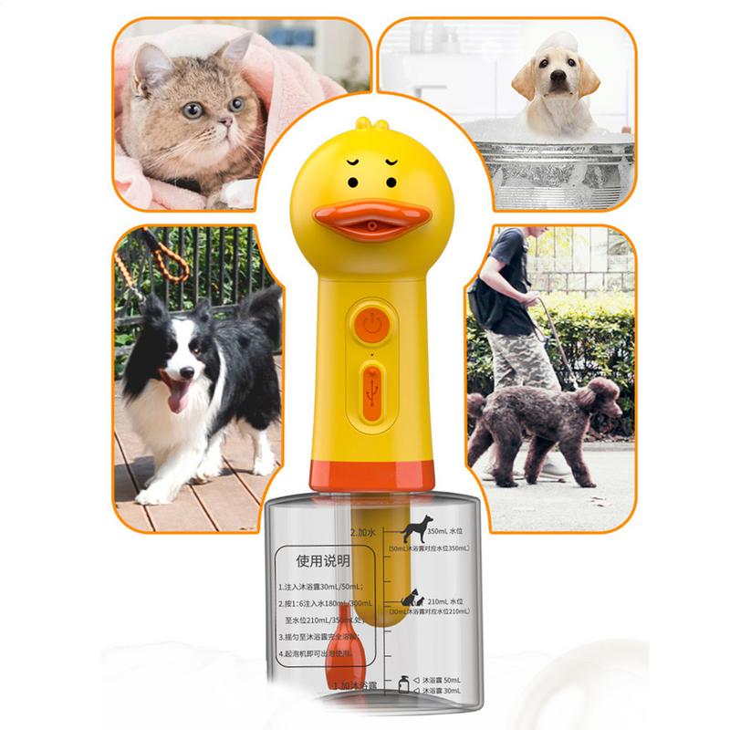 Electric Pet Bathing Foaming Machine Dog Foam Dispenser Little Yellow Duck Soap Sprayer Bath Bottle Foam Pet Soap Dispenser CN
Electric Pet Bathing Foaming Machine Dog Foam Dispenser Little Yellow Duck Soap Sprayer Bath Bottle Foam Pet Soap Dispenser CN