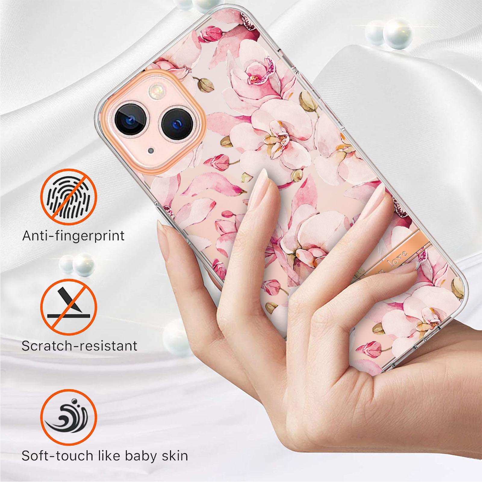 For iPhone 15 Case IMD IML Flower Pattern Electroplated TPU Back Cover HC005 Pink Gardenia
For iPhone 15 Case IMD IML Flower Pattern Electroplated TPU Back Cover HC005 Pink Gardenia