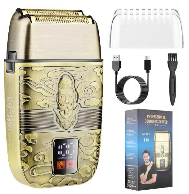 Мужская бритва с цельнометаллическим корпусом, двойная сетка, возвратно-поступательное движение, высокоскоростная бритва для бороды Balders LCD Power бронзовый
Мужская бритва с цельнометаллическим корпусом, двойная сетка, возвратно-поступательное движение, высокоскоростная бритва для бороды Balders LCD Power бронзовый