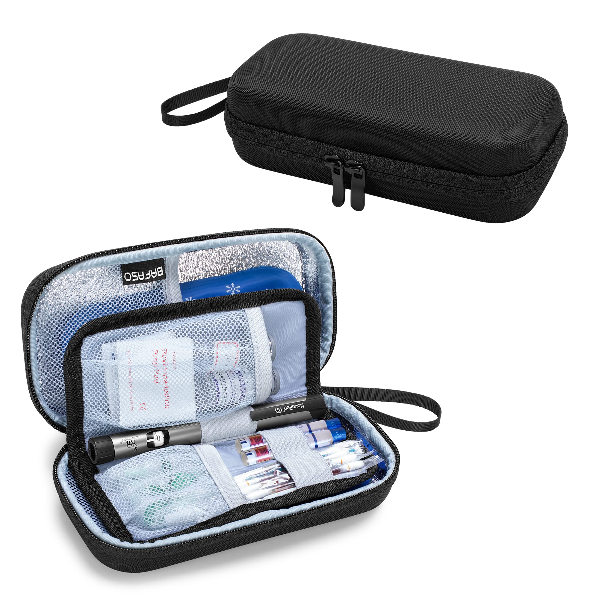 BAFASO Жесткий чехол для инсулина для инъекций инсулина Изолированная подкладка из алюминиевой фольги Ледяной черный чехол, Принадлежности, (Нет наборов), чёрный
BAFASO Жесткий чехол для инсулина для инъекций инсулина Изолированная подкладка из алюминиевой фольги Ледяной черный чехол, Принадлежности, (Нет наборов), чёрный