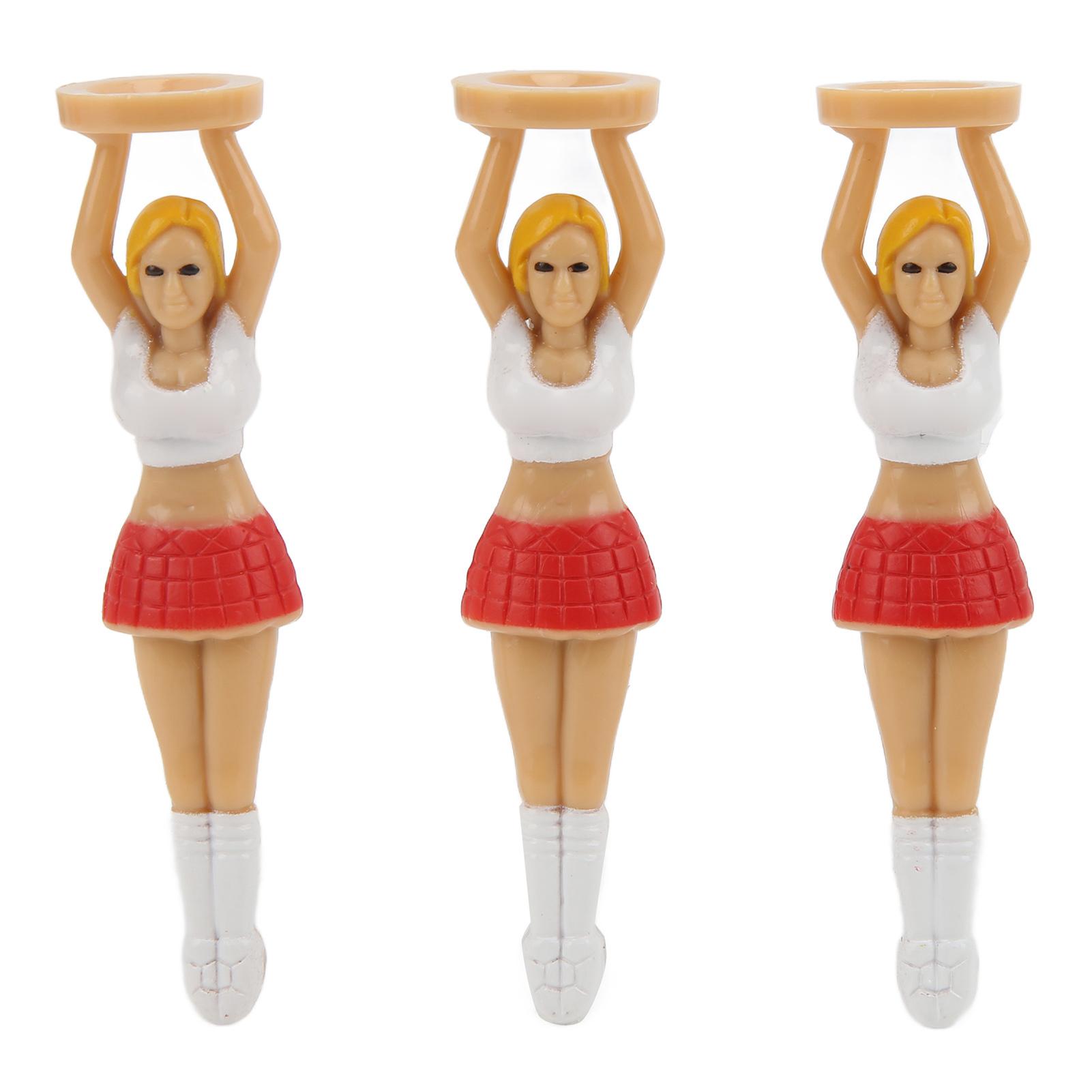 3pcs Golf Ball Tees Plastic Cheerer Girls Tee Golf Balls Stand Holder for Driver Course Training
3pcs Golf Ball Tees Plastic Cheerer Girls Tee Golf Balls Stand Holder for Driver Course Training