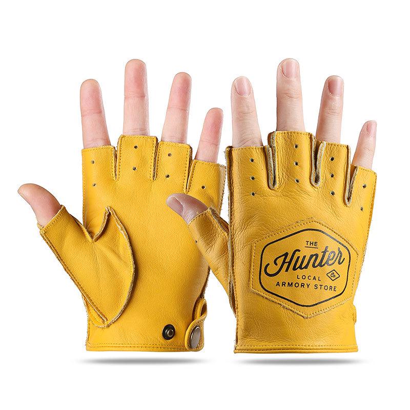 Men s Retro Cowhide Half-Finger Motorcycle Riding Gloves - Non-Slip, Wear-Resistant, Summer Outdoor Sports XL
Men s Retro Cowhide Half-Finger Motorcycle Riding Gloves - Non-Slip, Wear-Resistant, Summer Outdoor Sports XL