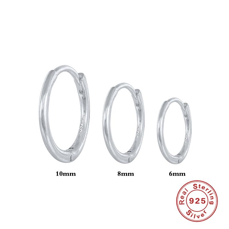 S925 Sterling Silver Fashion Ins Multi-Size 6/8/10 Mm Three Glossy Basic Set Earrings Earrings 925 silver
S925 Sterling Silver Fashion Ins Multi-Size 6/8/10 Mm Three Glossy Basic Set Earrings Earrings 925 silver