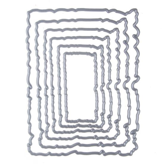 6 шт./компл. рваная прямоугольная рамка, металлическая режущая матрица для фотоальбома DIY, скрапбукинга серебряный
6 шт./компл. рваная прямоугольная рамка, металлическая режущая матрица для фотоальбома DIY, скрапбукинга серебряный