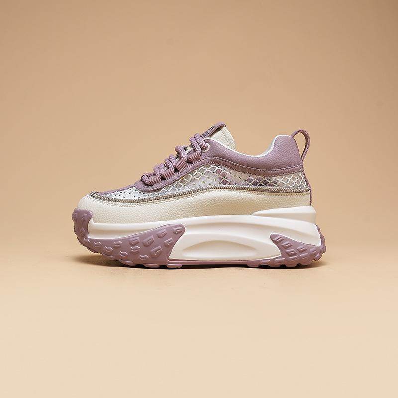 Summer dad shoes women s mesh breathable 2025 new leather muffin thick-soled casual mesh inner height-increasing white shoes 40 фиолетовый
Summer dad shoes women s mesh breathable 2025 new leather muffin thick-soled casual mesh inner height-increasing white shoes 40 фиолетовый