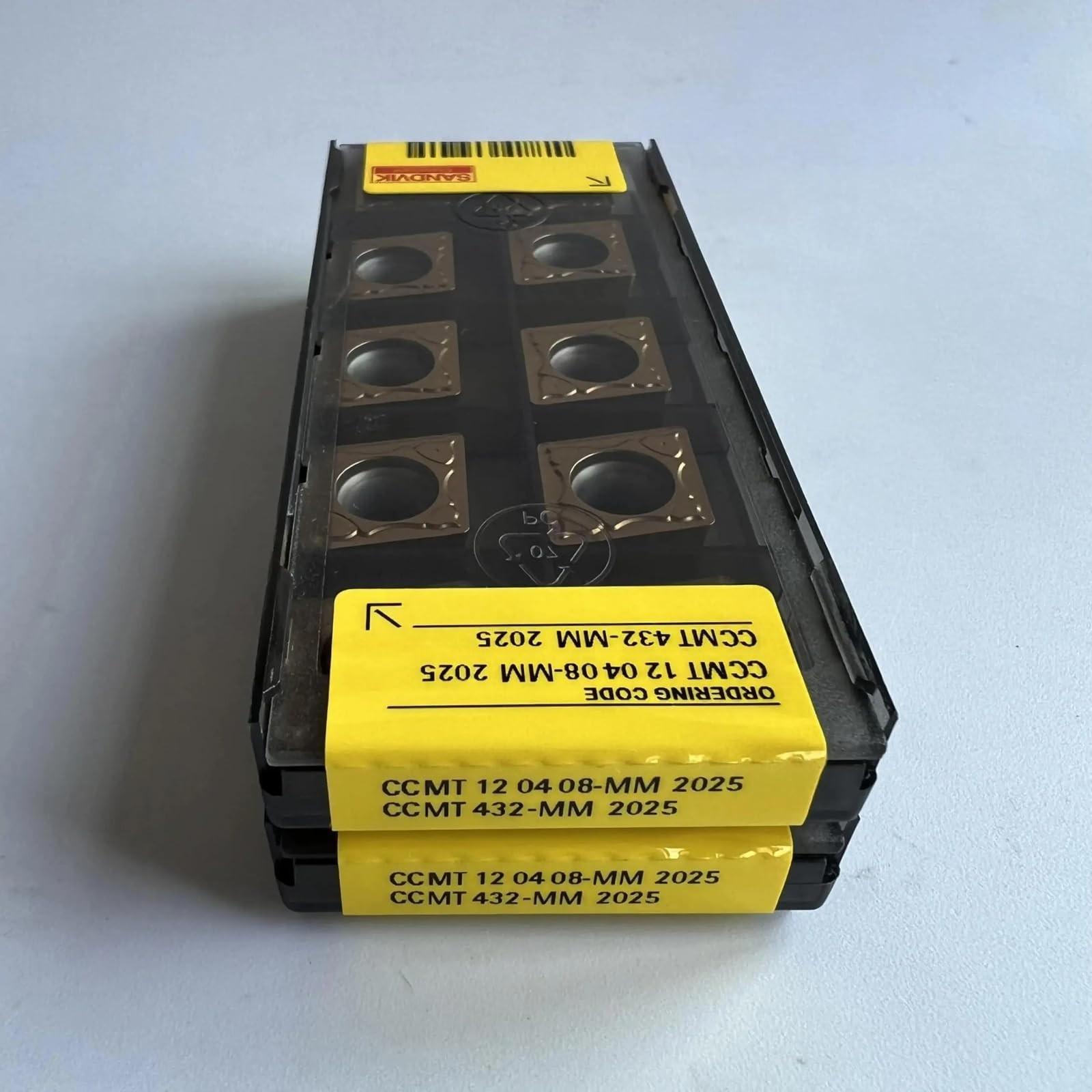 Original Sandvik / CCMT120408-MM 2025 / CNC lathe carbide blade 10 PCS
Original Sandvik / CCMT120408-MM 2025 / CNC lathe carbide blade 10 PCS