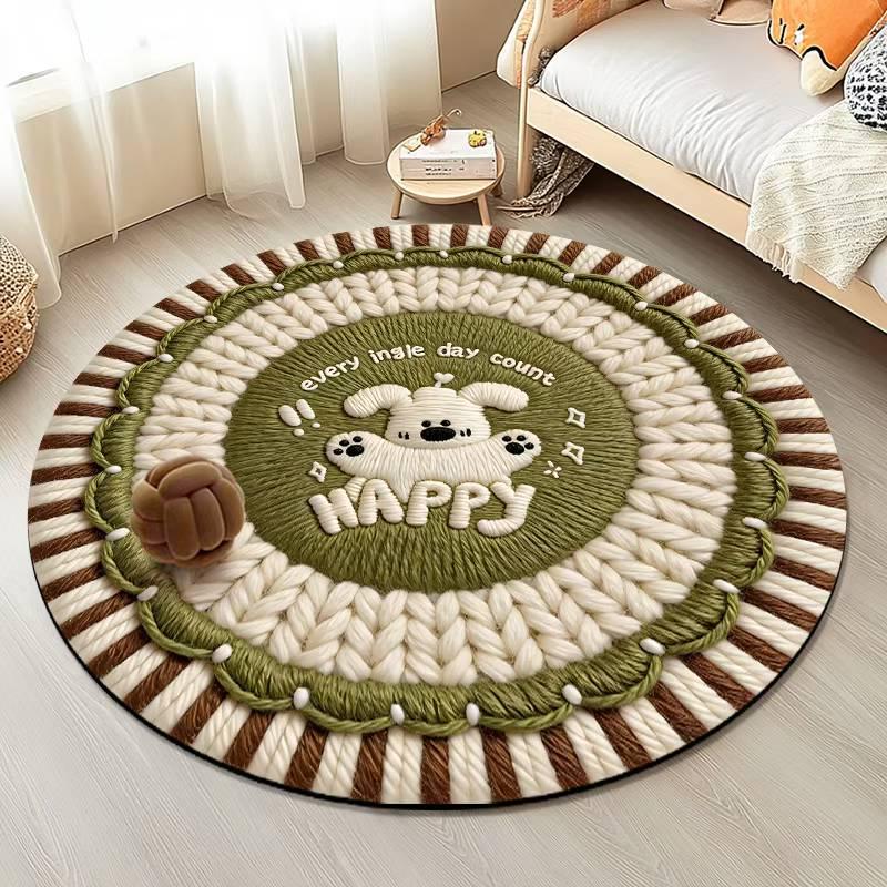 Cartoon Puppy Rug: Dirt-Resistant, Easy-Clean Decorative Mat for Living Room, Sofa, Coffee Table, or Outdoor Camping 40x40cm Crystal Velvet
Cartoon Puppy Rug: Dirt-Resistant, Easy-Clean Decorative Mat for Living Room, Sofa, Coffee Table, or Outdoor Camping 40x40cm Crystal Velvet