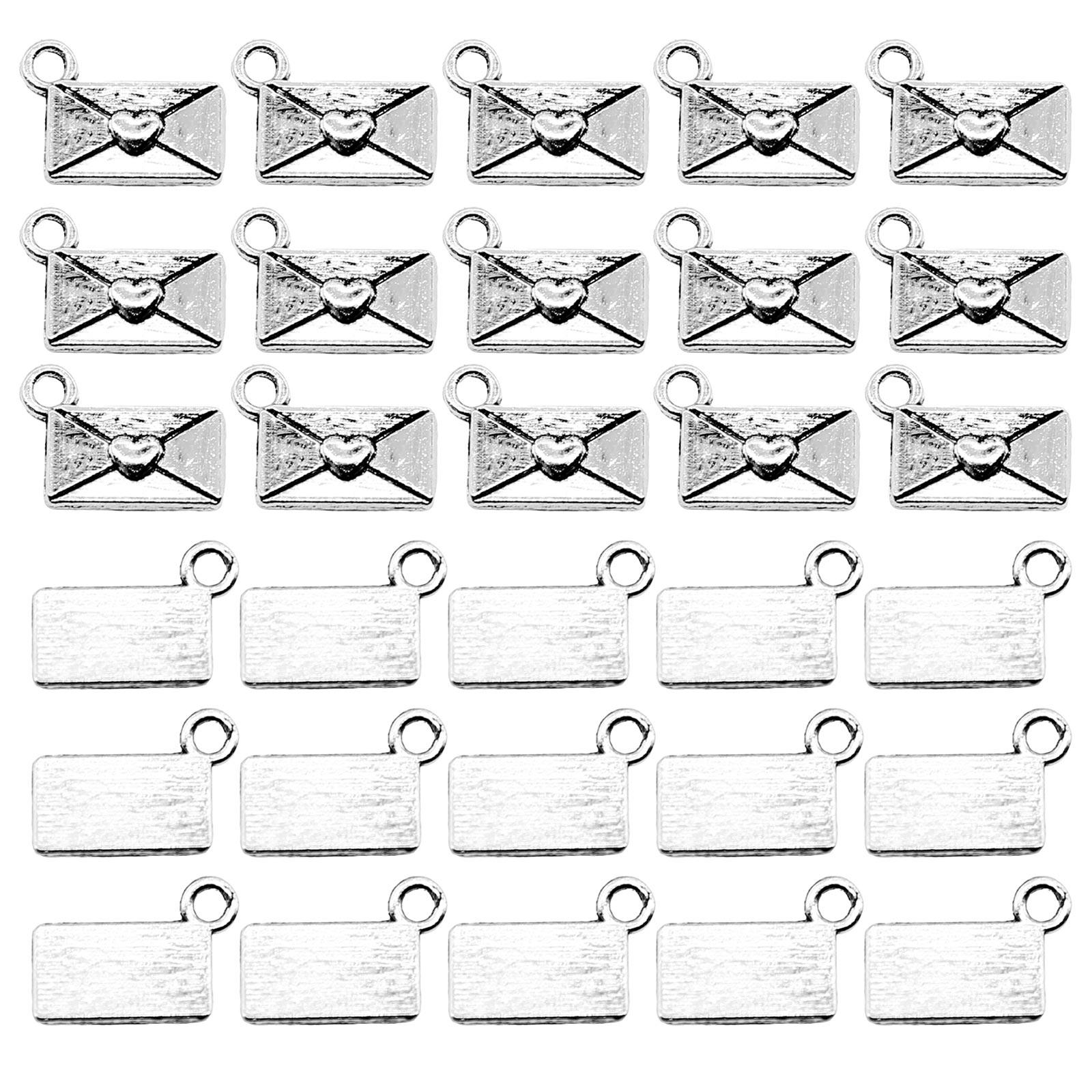 Упаковка из 30 стильных подвесок в виде любовных писем из старинного серебра, идеально подходящих для самостоятельного изготовления ювелирных изделий и уникальных дизайнов подвесок A
Упаковка из 30 стильных подвесок в виде любовных писем из старинного серебра, идеально подходящих для самостоятельного изготовления ювелирных изделий и уникальных дизайнов подвесок A