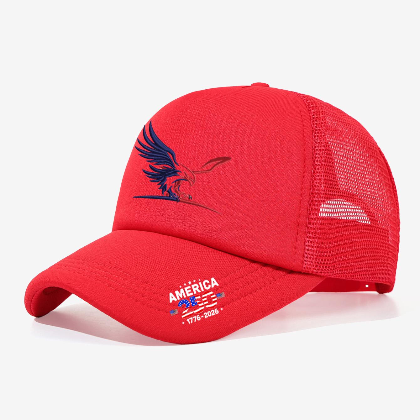 1PC Dynamic 250th America Trucker Hat, Eagle Sport Print, Streetwear Cap for Patriotic Fans красный
1PC Dynamic 250th America Trucker Hat, Eagle Sport Print, Streetwear Cap for Patriotic Fans красный