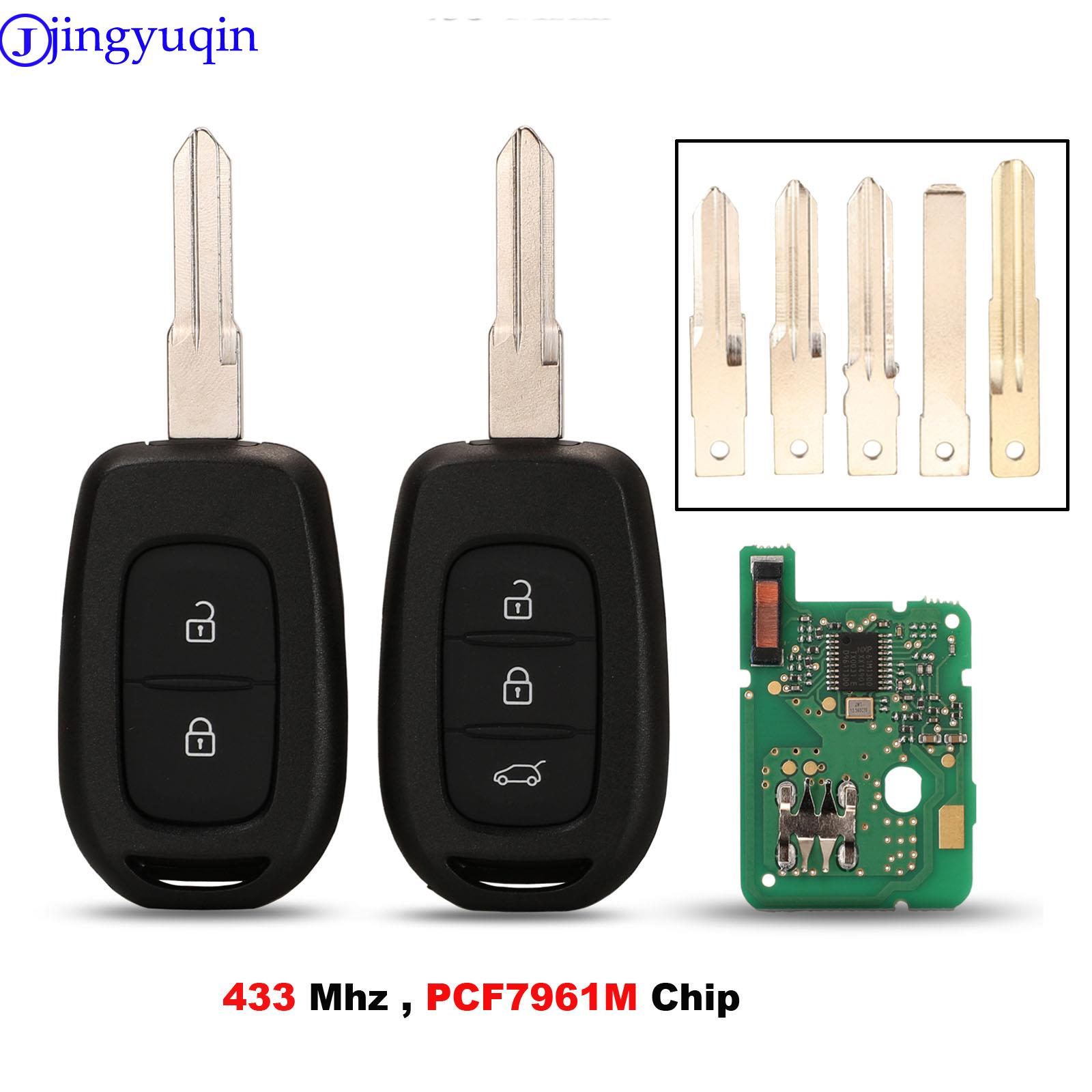 jingyuqin дистанционный ключ 2/3 кнопки 434 МГц с чипом 4A PCF7961M для Renault Sandero Dacia Logan 2b puce
jingyuqin дистанционный ключ 2/3 кнопки 434 МГц с чипом 4A PCF7961M для Renault Sandero Dacia Logan 2b puce