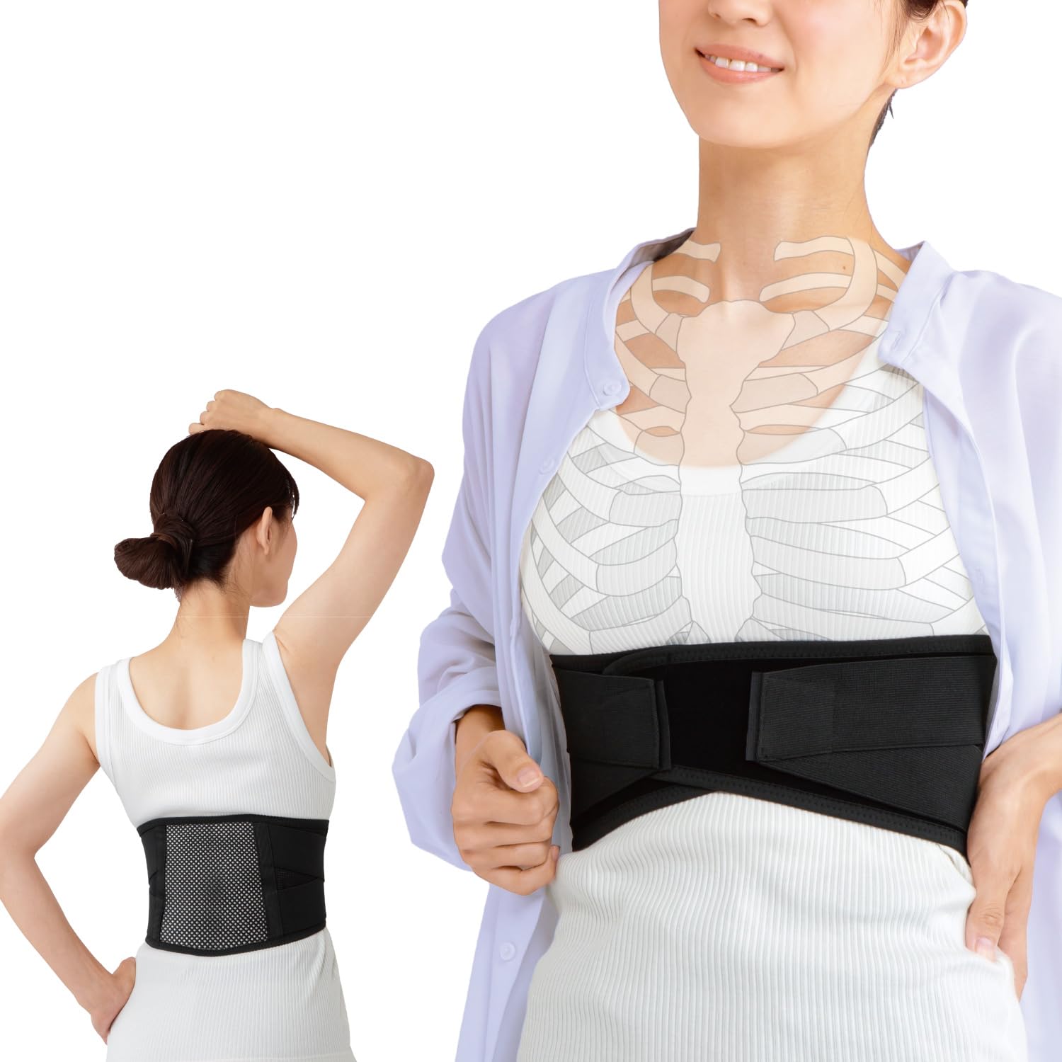 Rib belt instructor Totonou Rib Supporter Made in Japan Posture supporter posture bust Rib belly beautiful waist rib bulging hunchback posture Shouei
Rib belt instructor Totonou Rib Supporter Made in Japan Posture supporter posture bust Rib belly beautiful waist rib bulging hunchback posture Shouei