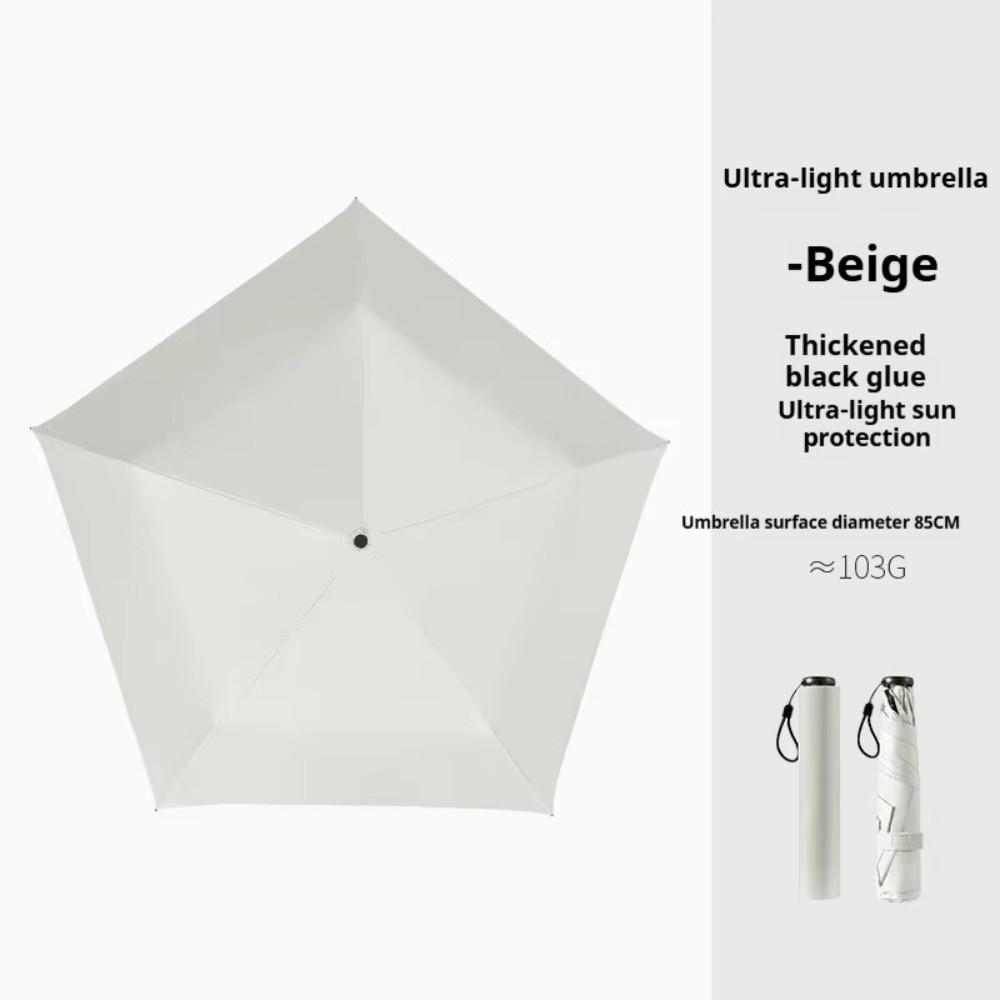 New Foldable Manual Sun Umbrella Sun Protection UV Protection Dual-Purpose Umbrella Ultra-Light 6-Bone Frame Pencil Umbrella (Beige,Iron&8K)
New Foldable Manual Sun Umbrella Sun Protection UV Protection Dual-Purpose Umbrella Ultra-Light 6-Bone Frame Pencil Umbrella (Beige,Iron&8K)