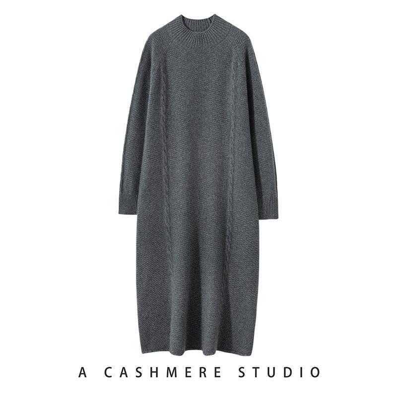 Женский ретро простой свитер с полувысоким воротником из 100% чистого кашемира для осени и зимы Large
Женский ретро простой свитер с полувысоким воротником из 100% чистого кашемира для осени и зимы Large