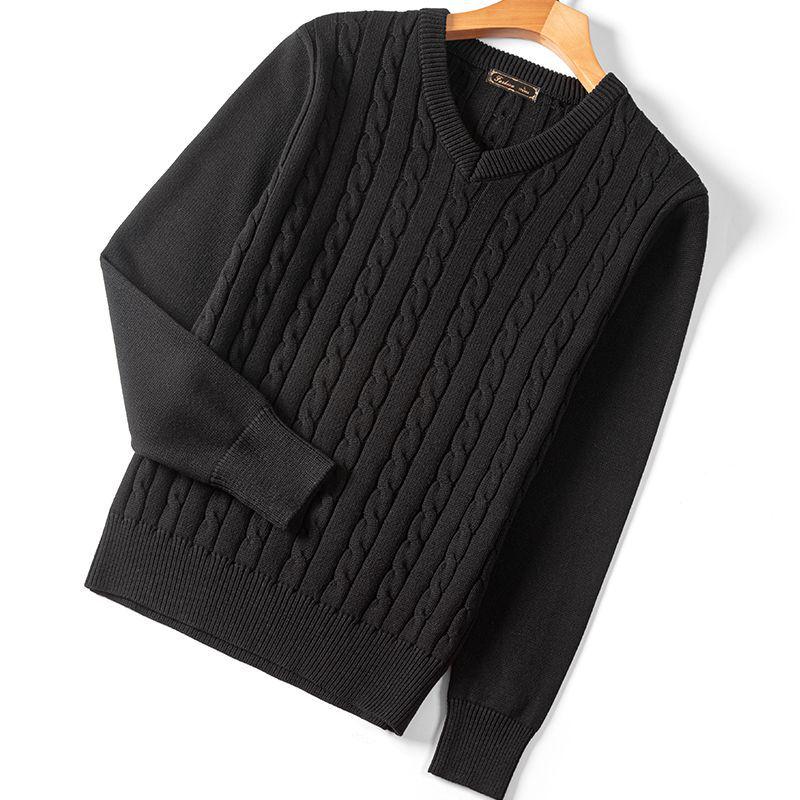 Men s Thick Knit V-Neck Sweater - Plus Velvet, Warm Autumn/Winter Base Layer, Long Sleeve. M (47.5kg-57.5kg)
Men s Thick Knit V-Neck Sweater - Plus Velvet, Warm Autumn/Winter Base Layer, Long Sleeve. M (47.5kg-57.5kg)
