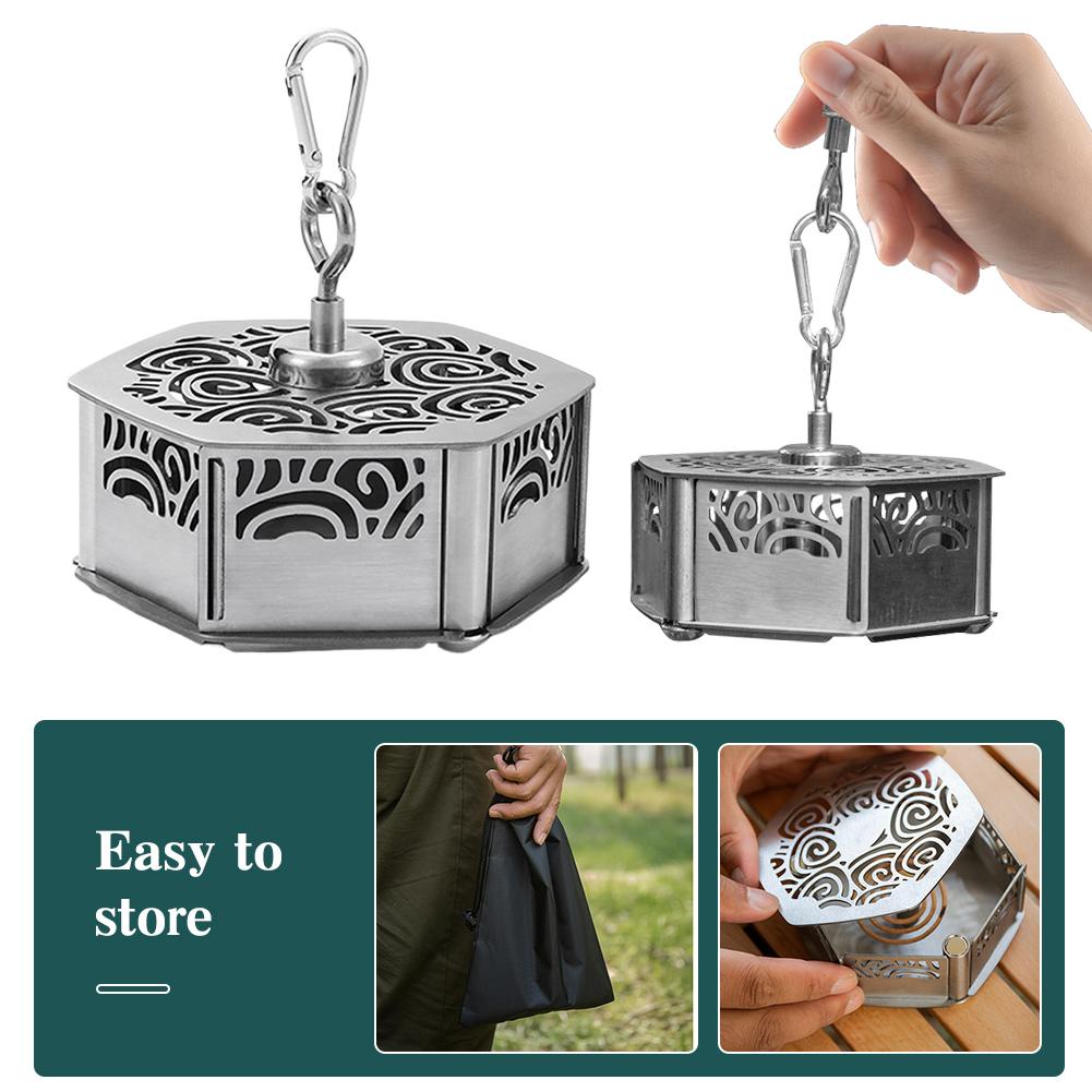 Magnetic Camping Mosquito Coil Tray with Cover Mosquito Coil Holder Windproof Repellent Incense Coil Burner for Indoor Outdoor CHINA
Magnetic Camping Mosquito Coil Tray with Cover Mosquito Coil Holder Windproof Repellent Incense Coil Burner for Indoor Outdoor CHINA