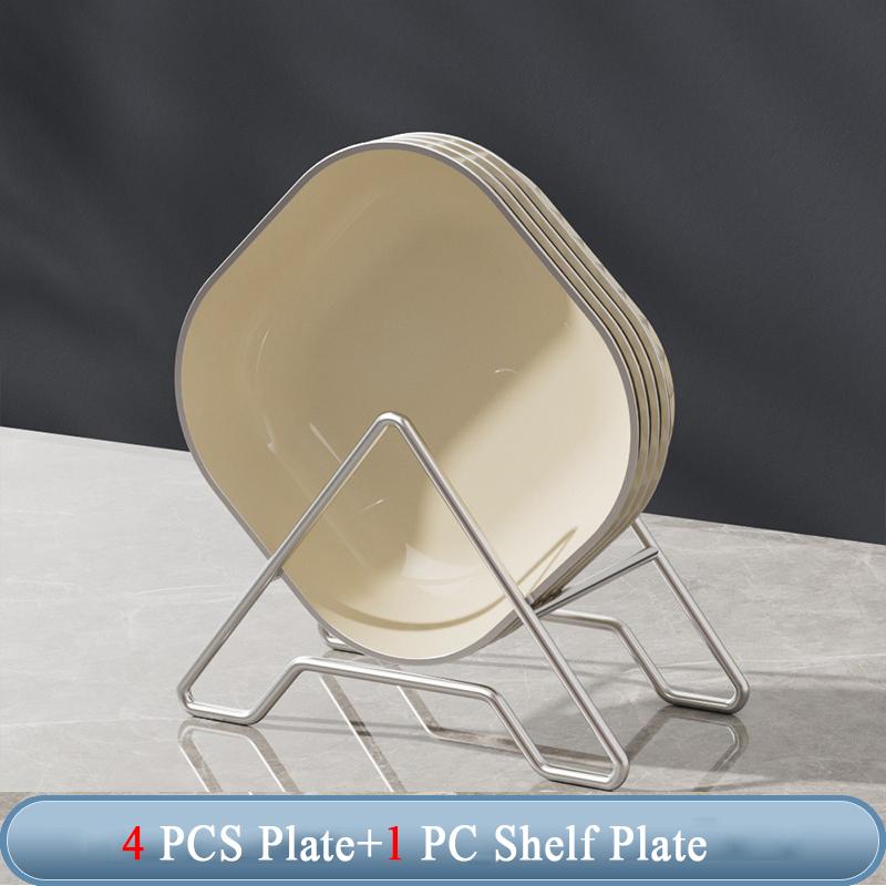 8pcs Plastic Plate Tray Fruit Dessert Plate Home Side Dish Vegetable Salad Plate Pastry Storage Bowl Cutlery Set 5.5 inches
8pcs Plastic Plate Tray Fruit Dessert Plate Home Side Dish Vegetable Salad Plate Pastry Storage Bowl Cutlery Set 5.5 inches