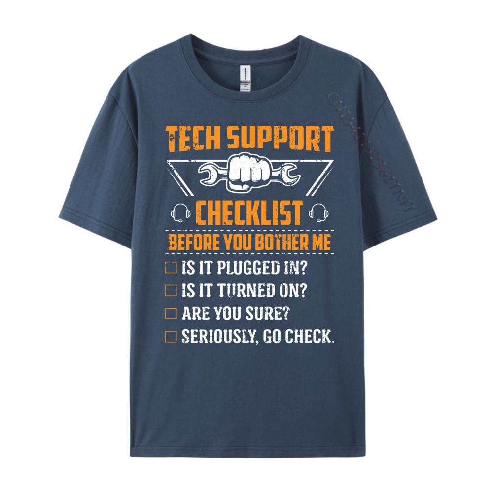 Funny Tech Support Checklist It Computer Support Mens Shirts Graphic Tee Mens Shirts Big Size Illustration 4XL
Funny Tech Support Checklist It Computer Support Mens Shirts Graphic Tee Mens Shirts Big Size Illustration 4XL