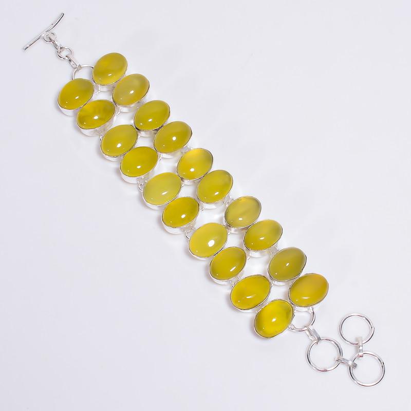 Beautiful Top Grade Qualite 100% Natural Yellow Chalcedony Oval Shape Ethnic Style Handmade Jewelry 925 Steling Silver Bracelet 6-8 WSJ4612 6-8 жовтий
Beautiful Top Grade Qualite 100% Natural Yellow Chalcedony Oval Shape Ethnic Style Handmade Jewelry 925 Steling Silver Bracelet 6-8 WSJ4612 6-8 жовтий