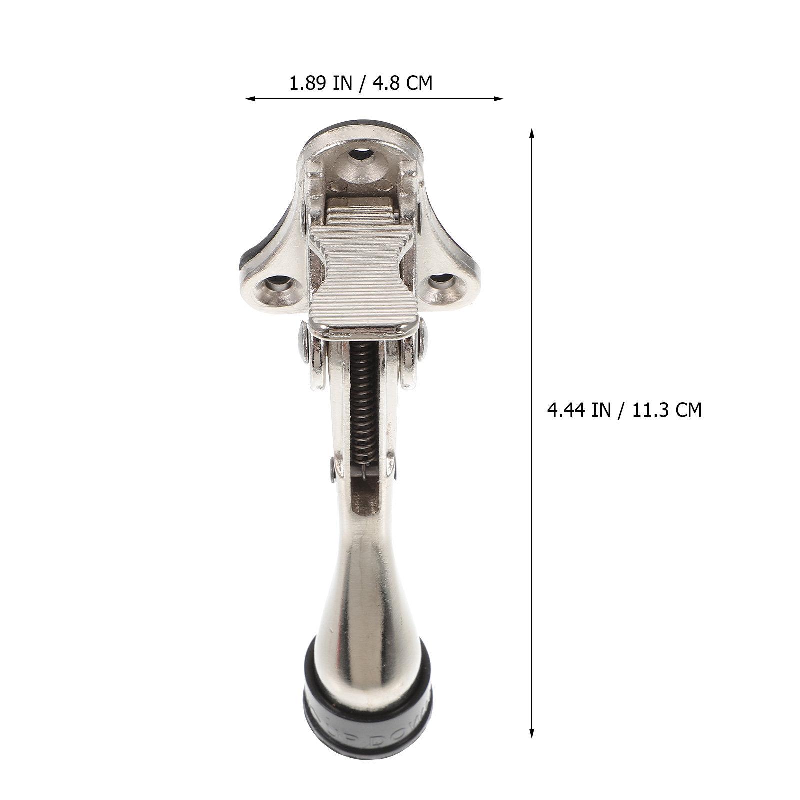 Semi-Automatic Adjustable Door Stopper Foot Operated Kick Kickdown Holder for Commercial Garage Household Doors Heavy Duty срібний
Semi-Automatic Adjustable Door Stopper Foot Operated Kick Kickdown Holder for Commercial Garage Household Doors Heavy Duty срібний