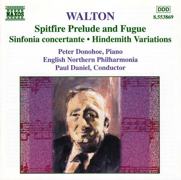 CD SIR WILLIAM WALTON, PETER DONOHOE, - Spitfire Prelude And Fugue • Sinfon 8553869 Naxos 1999 Germany Classical Used
CD SIR WILLIAM WALTON, PETER DONOHOE, - Spitfire Prelude And Fugue • Sinfon 8553869 Naxos 1999 Germany Classical Used