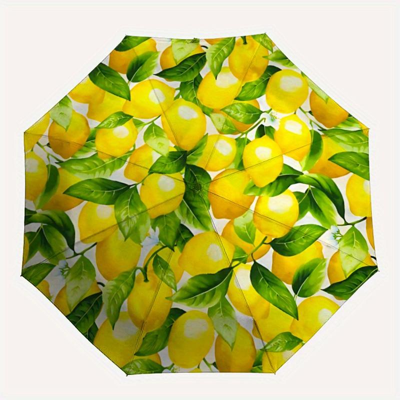 1pc Lemon Print Automatic Opening/closing Umbrella with Auto Open/Close, Windproof, Foldable Sunshade yy250811141
1pc Lemon Print Automatic Opening/closing Umbrella with Auto Open/Close, Windproof, Foldable Sunshade yy250811141