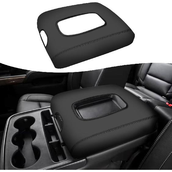 Rifoda for Chevy Silverado & GMC Sierra 2014 2015 2016 2017 2018 Jump Seat Microfiber Leather Cover Center Console Cushion Car Protection Decoration Black with Black Stitches
Rifoda for Chevy Silverado & GMC Sierra 2014 2015 2016 2017 2018 Jump Seat Microfiber Leather Cover Center Console Cushion Car Protection Decoration Black with Black Stitches