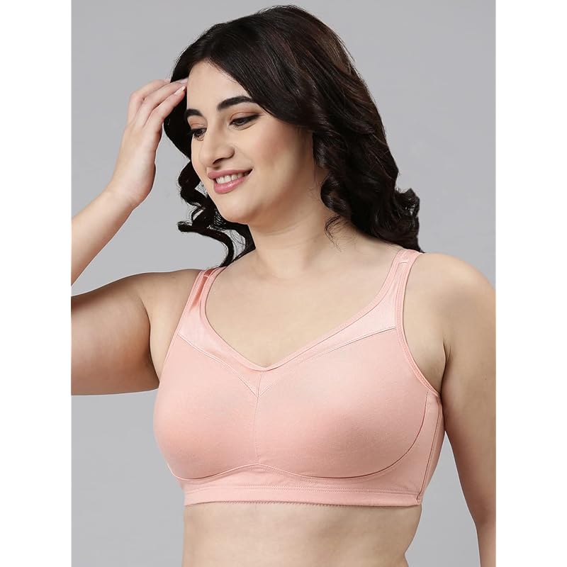 Enamor A112 Smooth Super Lift Classic Full Support Bra - Stretch Cotton, Non-Padded, Wirefree & Full Coverage Peach Blus 42B персиковый
Enamor A112 Smooth Super Lift Classic Full Support Bra - Stretch Cotton, Non-Padded, Wirefree & Full Coverage Peach Blus 42B персиковый