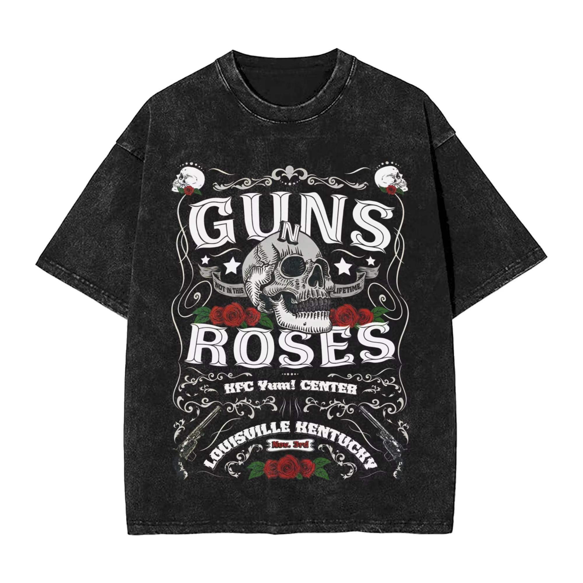 Guns-N Roses Tour T-Shirt Summer Retro Gothic Rock Retro T Shirts Cotton Tee Shirt for Male Short-Sleeved Design Clothing S
Guns-N Roses Tour T-Shirt Summer Retro Gothic Rock Retro T Shirts Cotton Tee Shirt for Male Short-Sleeved Design Clothing S