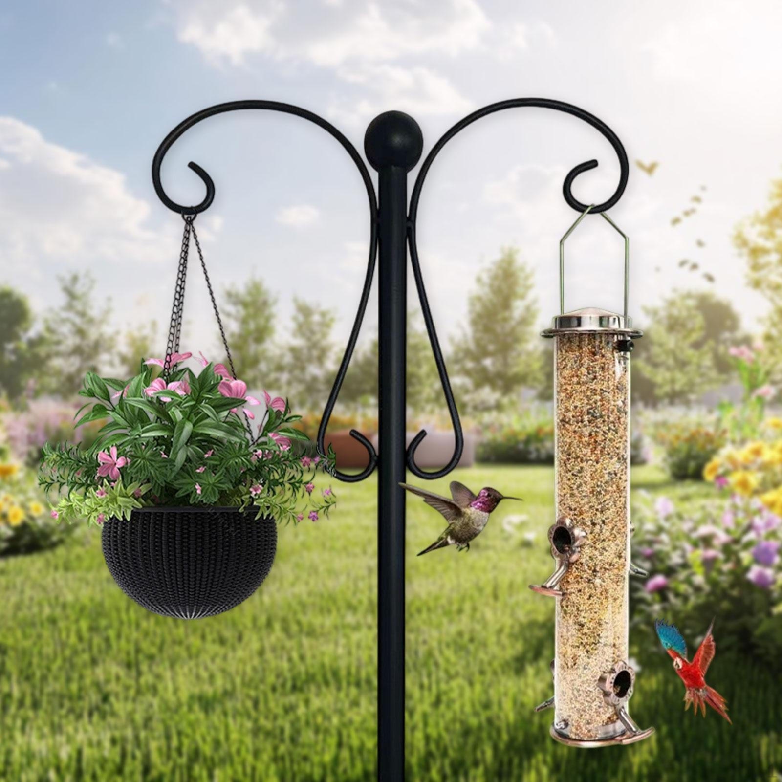 Двойной крюк пастуха, столб для кормушки для птиц, многоцелевой, устойчивый к погодным условиям, садовый подвесной держатель для двора 155 cm
Двойной крюк пастуха, столб для кормушки для птиц, многоцелевой, устойчивый к погодным условиям, садовый подвесной держатель для двора 155 cm