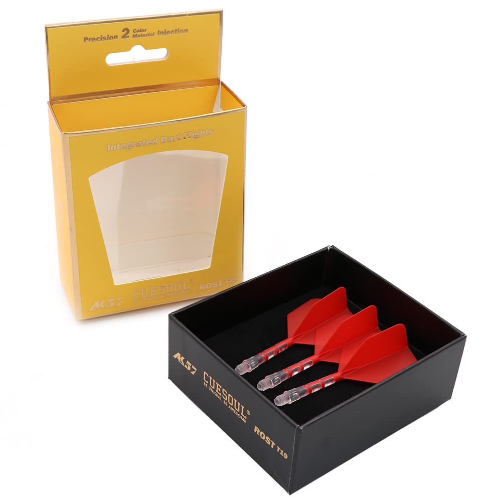 CUESOUL ROST T19 Shaft Integrated Flight Big Wing Shape Red with white Ice Shaft set - 3-piece (CS-AK572M)
CUESOUL ROST T19 Shaft Integrated Flight Big Wing Shape Red with white Ice Shaft set - 3-piece (CS-AK572M)