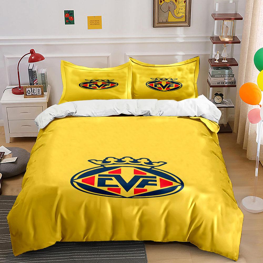 Yellow bedding with Villarreal logo. Bedding sets Duvet cover sets Duvet covers Pillowcases(1 * Duvet Cover 2 * Pillowcases, without duvet insert) 135x200cm
Yellow bedding with Villarreal logo. Bedding sets Duvet cover sets Duvet covers Pillowcases(1 * Duvet Cover 2 * Pillowcases, without duvet insert) 135x200cm