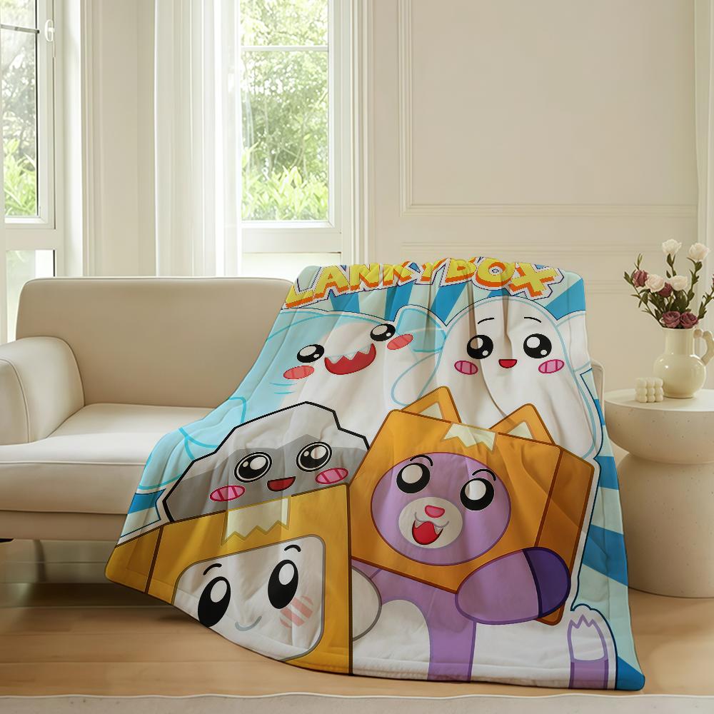 Cartoon cute L LankyBox Blanket For Sofa Office Bed Plane Travel Sleep Read Relax Camping Soft And Warm 75x90cm
Cartoon cute L LankyBox Blanket For Sofa Office Bed Plane Travel Sleep Read Relax Camping Soft And Warm 75x90cm