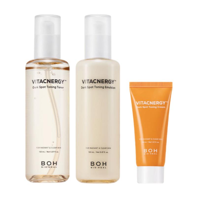 BIOHEAL BOH Vita Synergy Набор для ухода за кожей, выравнивающий тон и осветляющий пигментные пятна, 2 предмета (Тонер 150мл + Эмульсия 150мл + Крем 30мл)
BIOHEAL BOH Vita Synergy Набор для ухода за кожей, выравнивающий тон и осветляющий пигментные пятна, 2 предмета (Тонер 150мл + Эмульсия 150мл + Крем 30мл)