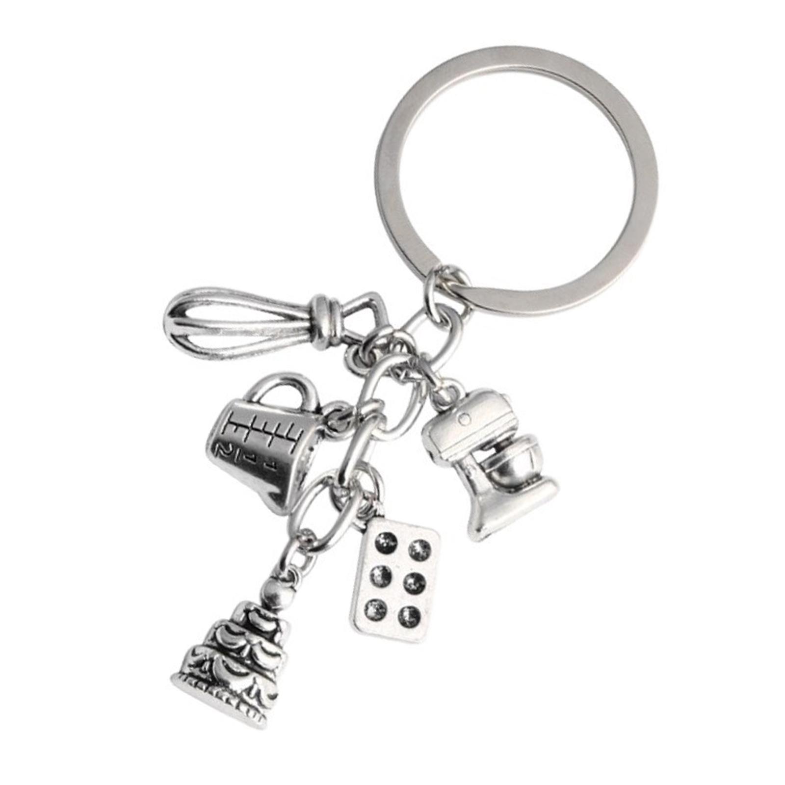 Набор ключей для выпечки из сплава с венчиком для торта, сковородой, мерным стаканом, уникальная сумка-подвеска, подходящая для любителей выпечки
Набор ключей для выпечки из сплава с венчиком для торта, сковородой, мерным стаканом, уникальная сумка-подвеска, подходящая для любителей выпечки