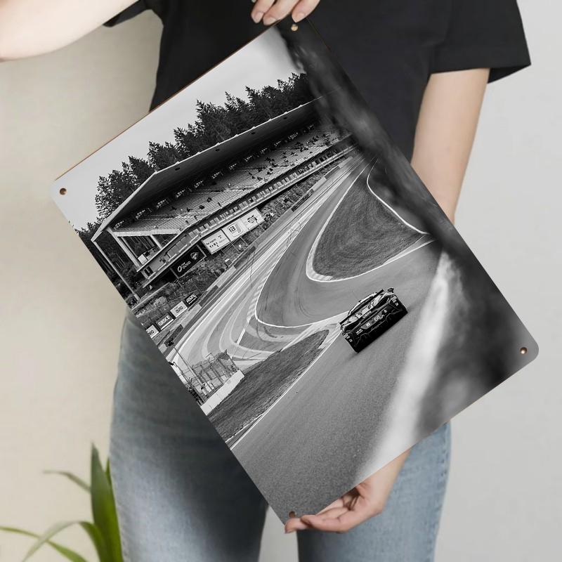 Black and White Race Track Curve Metal Wall Art Modern Decor for Living Room Study Room Home Decoration 20x30cm(7.8x11.8inch)
Black and White Race Track Curve Metal Wall Art Modern Decor for Living Room Study Room Home Decoration 20x30cm(7.8x11.8inch)