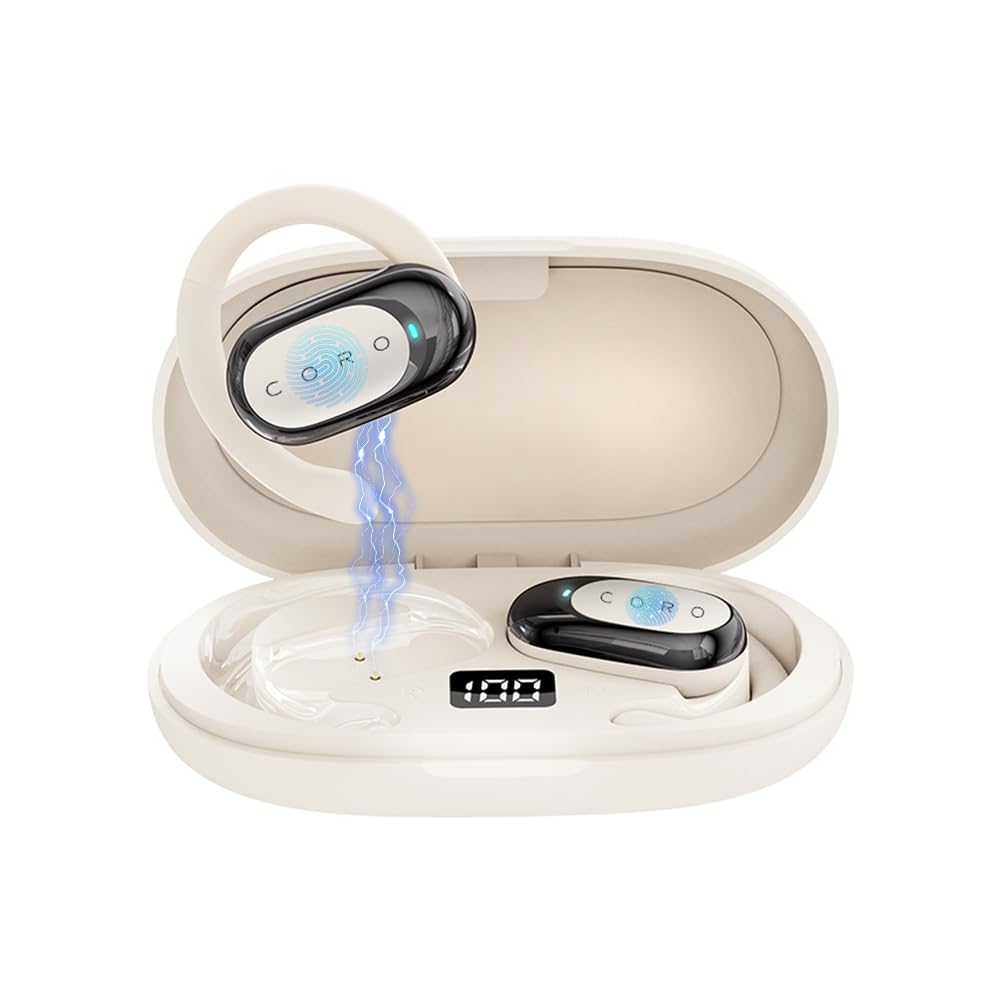 Meisei Bluetooth Air Conduction Wireless Dual or Single Ear ENC Clear Compact and Compatible with iPhone Beige 5.3 Headset, Earphones, Non-Over-Ear бежевий
Meisei Bluetooth Air Conduction Wireless Dual or Single Ear ENC Clear Compact and Compatible with iPhone Beige 5.3 Headset, Earphones, Non-Over-Ear бежевий