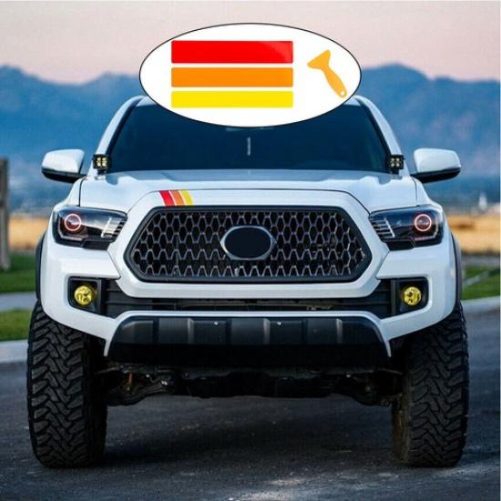 79 Tri-color top grille Retro Style sticker fit 2016- Toyota Tacoma TRD
79 Tri-color top grille Retro Style sticker fit 2016- Toyota Tacoma TRD