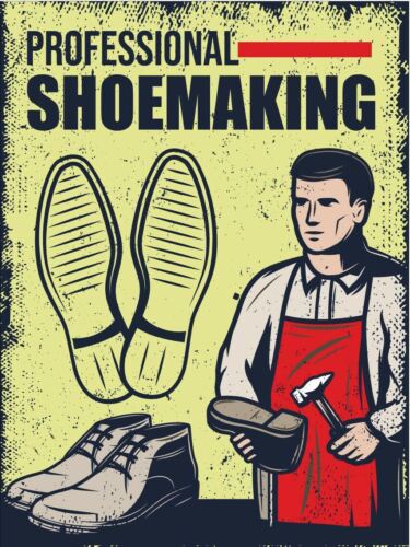 Professional Shoemaking Vintage Retro Metal SignAluminum 20x30cm(7.8x11.8inch)
Professional Shoemaking Vintage Retro Metal SignAluminum 20x30cm(7.8x11.8inch)